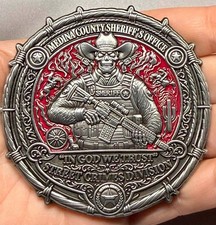 💥Medina County Sheriff’s Office Street Crimes Division Texas Challenge Coin picture