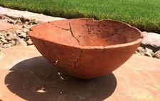 Prehistoric Southwest Native American Salado Redware bowl A.D. 1250 to 1450 picture