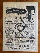 Roy Ayers Isley Bros. Kool & the Gang 1973 Geneseo NY Black Event Concert Poster picture