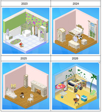 WEBKINZ 2023-2025 Flower Collection Floral French - Fresh Floral - Cozy Camping picture