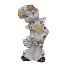 Vintage Ceramic/Porcelain Slim Clown Figurine 🤡 Circus Japan picture
