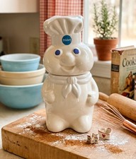 Vintage 1988 Pillsbury Doughboy Ceramic Cookie Jar Benjamin Medwin Flawless picture