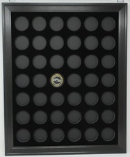 42 SILVER STRIKE CASINO COINS (NOT INCLUDED) WALL DISPLAY PICTURE FRAME 16