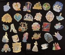 Disney Pins Cinderella FairyGodmother Prince Charming Lady Tremaine Step Sisters picture