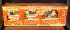 Vintage Irwin Toy Santa Claus Sleigh Pulled by Reindeer Original Box Christmas picture