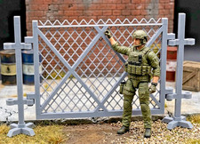 1:12 Scale Modular Wall Fence Chain Link For Star Wars Marvel Gijoe 6 in Figures picture