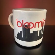Vintage Extremely Rare White Bloomingdale’s Coffee Mug Grindley Cup Skyline picture