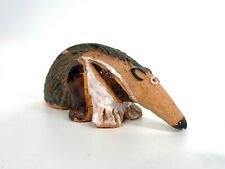 Aardvark Figurine Ceramic Texas Sculpture Hand Made - Hand Painted - Ceramic  picture