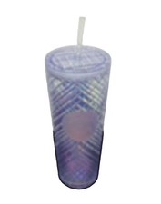 NEW Starbucks 24 oz ltd iridescent crystal unicorn jewel Holiday tumbler  2022 picture