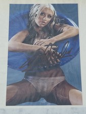 Christina Aguilera Signed Autograph Photo COA Vintage 2000s Pop Memorabilia picture