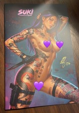 Suki 1 Cover B NAUGHTY Hole In One Comics Signed w/COA NM picture