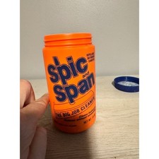 Vintage Spic and Span The Big Job Cleaner Original Formula Refillable Canister picture