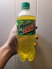 Factory Error Clear Bottle Mountain Dew 20 Fl Oz  SEALED Jan 2027 Exp Date picture