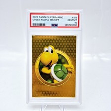 2022 Panini Nintendo Super Mario Koopa Troopa #159 PSA 10 Gold picture