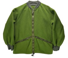VTG British Military Issue Green Thermal Fleece Liner Cold Weather Size Medium picture