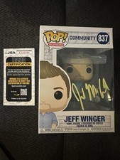 Joel McHale Signed Funko Pop Community 837 JSA Authentication COA Jeff Winger picture