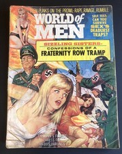 AUG 1965 WORLD OF MEN MAGAZINE NAZI COVER GREAT ART WORK MAN'S MEN'S MAGAZINE picture