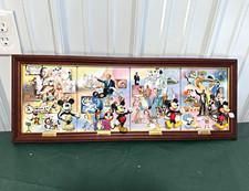 Walt Disney 100 Years Display Mickey Mouse 3D Framed History #70945 Vintage picture