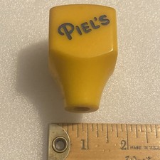 VINTAGE PIEL'S BEER BAKELITE/CATALIN BUTTERSCOTCH TAP HANDLE KNOB picture