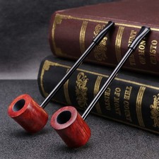 Handmade Briar Wood Popeye Pipe Classic sailor pipe Smooth Acrylic rod picture