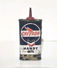 Vintage RPM Chevron Handy Oil Wings Empty Can 4oz As-is picture