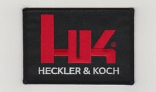 HK Logo Patch Heckler & Koch Benelli Gun Military Tactical Morale Patch Hook  picture