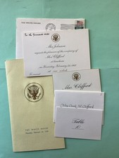 Rare LBJ White House Luncheon Invite With NYC Light Opera Show 1968 ‘Fiorello’ picture