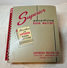 Vintage 1950s Superior Match Co Salesman Sample Catalog #259 Chicago Advertising picture