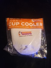 Dunkin Donuts 2018 Iconic Cup Cooler Koozie Medium 24 Oz Collectible picture