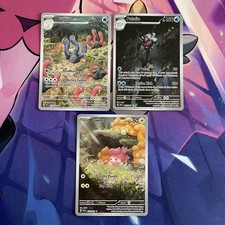 Pokemom TCG | Paldean Fates Complete Set X3 Illustration Rares 224/225/226 (2) picture