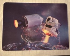 Vintage Rare NASA Xograph Hologram 3D Postcard Apollo 11 Moon Landing c. 1969 picture