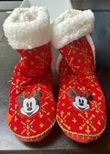 Disney Mickey Mouse and Minnie Share the Magic Slipper Boots Ladies US L (9/10) picture