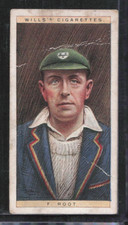 1928 W.D. & H.O. Wills Cricketers, 1928 #36 F. Root - Worcestershire picture
