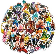 20 Pcs Random Anime Dragon Ball Z Stickers For Water Bottle Phone Laptop  picture