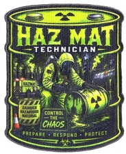 Haz Mat Technician Control the Chaos 55 Gallon Drum Fire Patch NEW picture