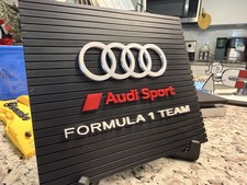 Audi F1 Team Logo Display Wall Art Sign Decor For F1 Collector Racing Fan Gift picture