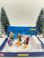 LEMAX Village accessories Songs By The Fire # 74225 Lighted Table accent picture