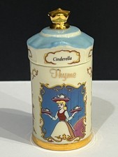 PERFECT LENOX WALT DISNEY CINDERELLA  THYME  SPICE JAR       NO BOX picture