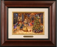 Thomas Kincaid Disney Beauty and the Beast Christmas Celebration picture