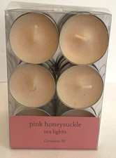 Pier One Imports Tea Light Candles Pink Honeysuckle- Quantity of 30 picture