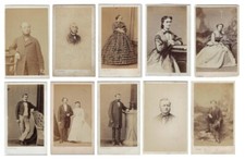Paris 10 cdv c1860 Ken Alexandre (1831-1874) photographer Poland Warsaw h. picture