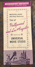 Vtg Movieland All Day Deluxe Tour Pamphlet Hollywood & Los Angeles Knickerbocker picture