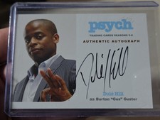 2015 Cryptozoic Psych Autograph Auto Dule Hill as Burton Gus Guster picture