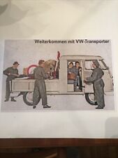 Awesome Vintage Volkswagen Type Transporter Poster #18 picture