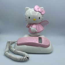 Hello Kitty Angel 2003 Pink Caller ID Telephone Phone Landline Vintage picture