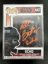 Dee Bradley Baker Signed Funko Pop Star Wars Echo #447 Celebrity Authentics COA picture