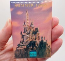 Vtg WDCC Enchanted Places Summer 1996 Beauty And The Beast Castle Pinback Button picture
