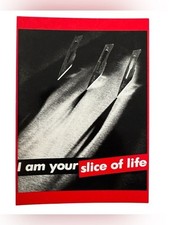Barbara Kruger: 'I am your slice of life' Photograph Postcard, 1981 picture