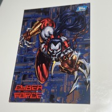 1994 CYBER FORCE Topps Promo Trading Card C1 Ripclaw IMPACT Cyblade Image RARE picture