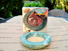 Vintage Green Marble Cork Wine Bottle Coaster, Winsome Wood (NEW IN BOX) picture